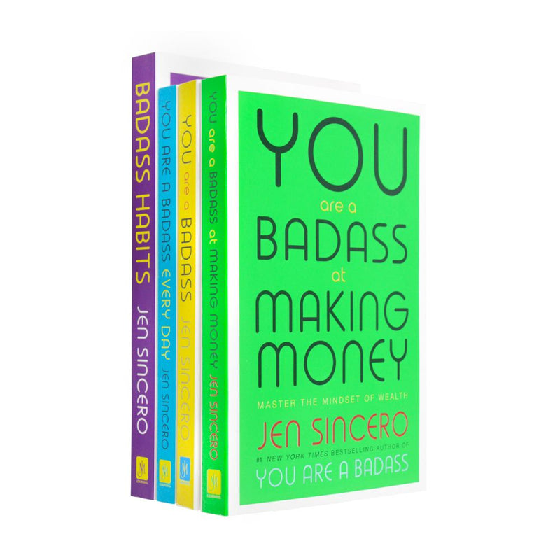 You Are a Badass Series 4 Books Collection Set by Jen Sincero