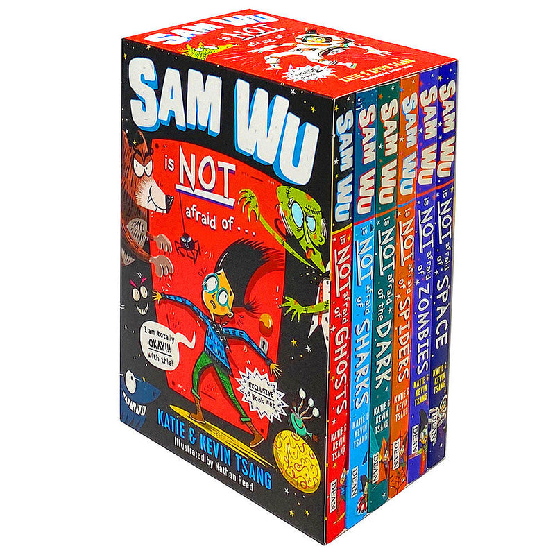 Sam Wu 6 Books Children Collection Box Set By Kevin Tsang & Katie Paperback