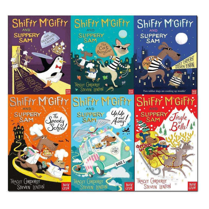 Shifty McGifty and Slippery Sam Series 6 Books Collection Set By Tracey Cordero