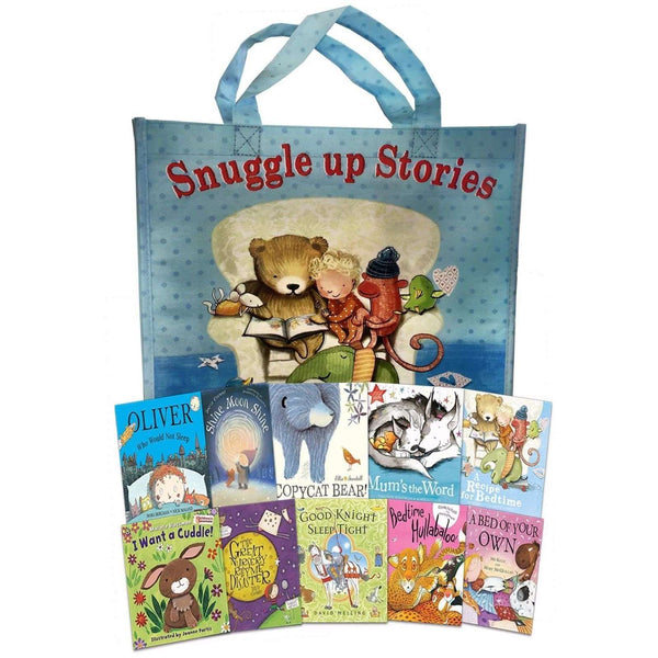 Snuggle Up Stories Collection 10 Books Set in Bag Children Bed time book Pack