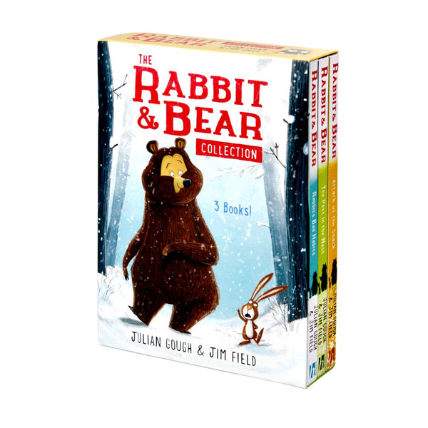 The Rabbit and Bear Collection 3 Books Box Set (Rabbit's Bad Habits, The Pest in the Nest & Attack of the Snack)