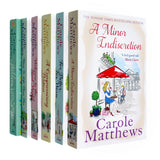 Photo of Carole Matthews 7 Book Collection Set on a White Background