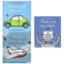 Thats Not My 3 Books Bundle Collection Set Fiona Watt Car Plane Robot Series 1