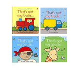 That’s Not My... Boys Collection – Usborne Touchy-Feely Board Books Set (4 Titles) | Giraffe, Train & More | Sensory Books for Toddlers & Babies