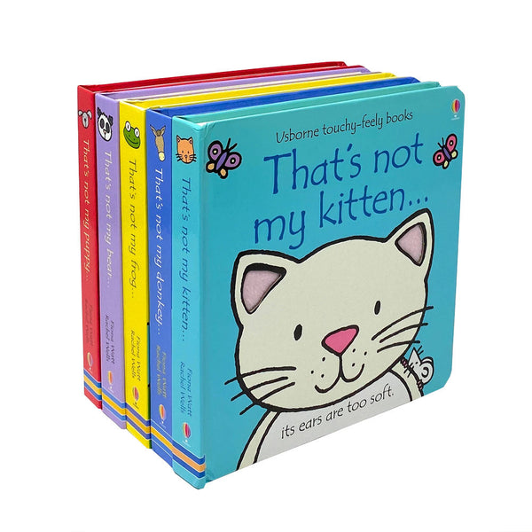 That's Not My Animals 5 Books Collection Set (Frog,Bear,Kitten..) By Fiona Watt