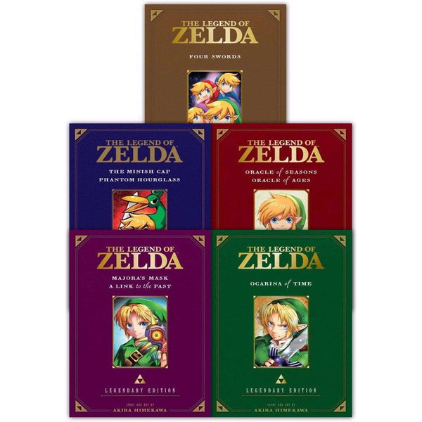 The Legend of Zelda Legendary Edition Vol 1-5 Collection 5 Books Set