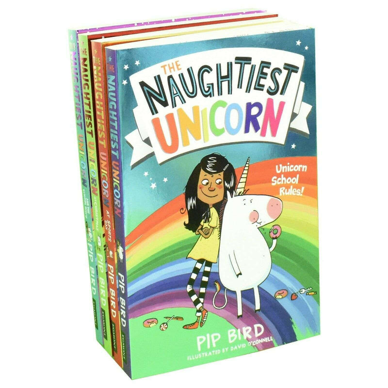 The Naughtiest Unicorn Series 4 Books Collection Set By Pip Bird - Paperback