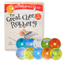 The Great Cheese Robbery 10 Picture Flat Books Set Collection & Audio CDs