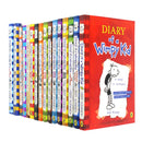 Photo of Diary of a Wimpy Kid 16 Book Collection Set by Jeff Kinney on a White Background