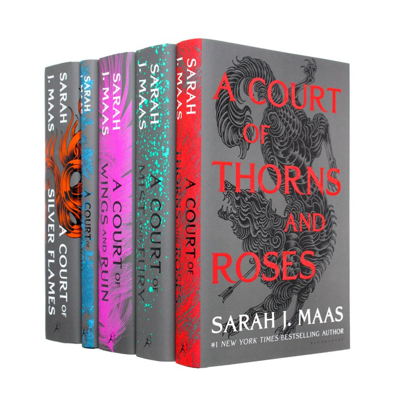 A Court of Thorns and Roses 5 Books Hardcover Box Set By Sarah J. Maas