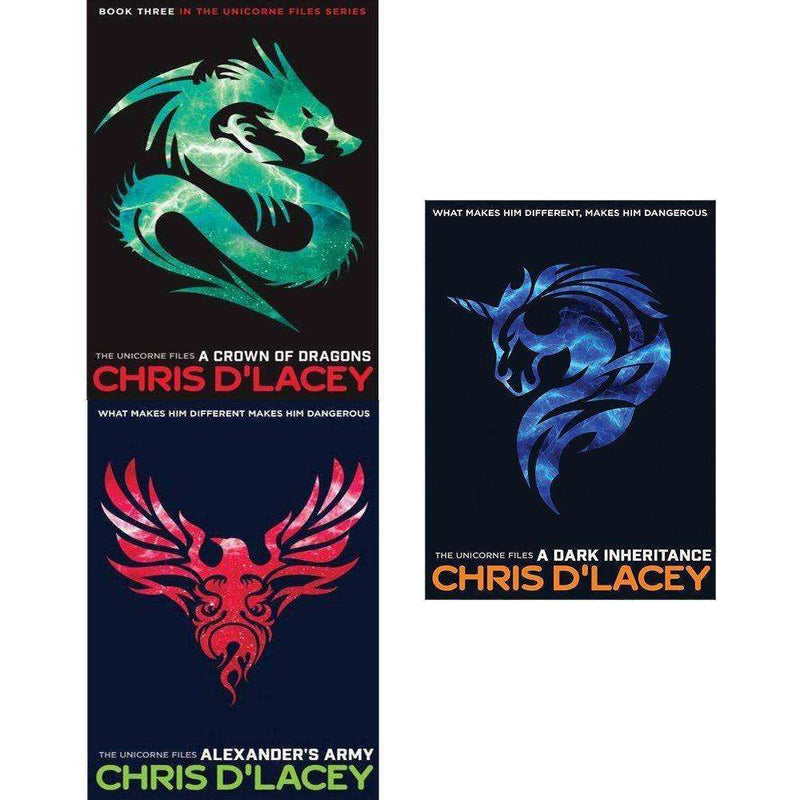 Unicorne Files Series Chris D'Lacey 3 Books Collection Set Dark Inheritance