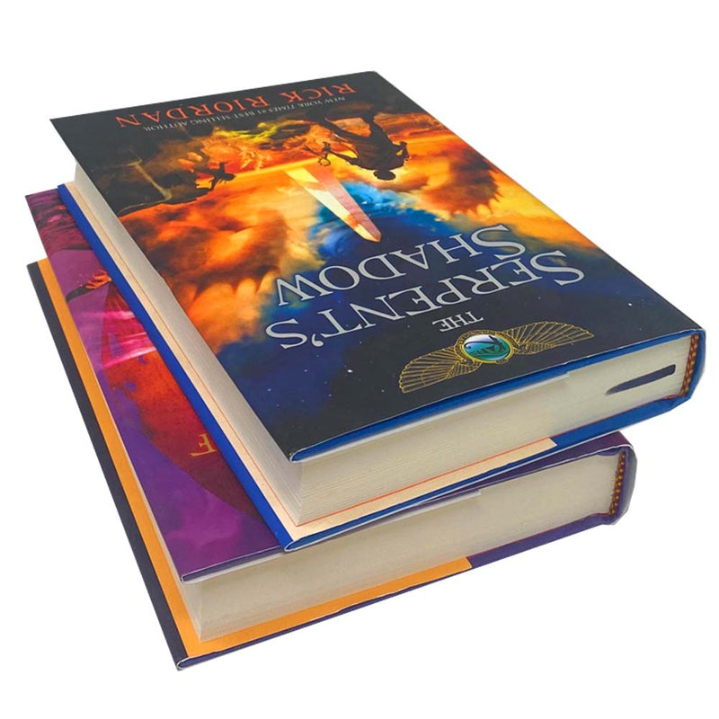 Kane Chronicles by Rick Riordan 2 Books Set Collection, The Serpents Shadow...