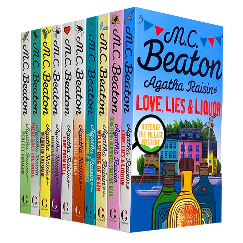 MC Beaton 10 Books Set Collection by Agatha Raisin Series 1