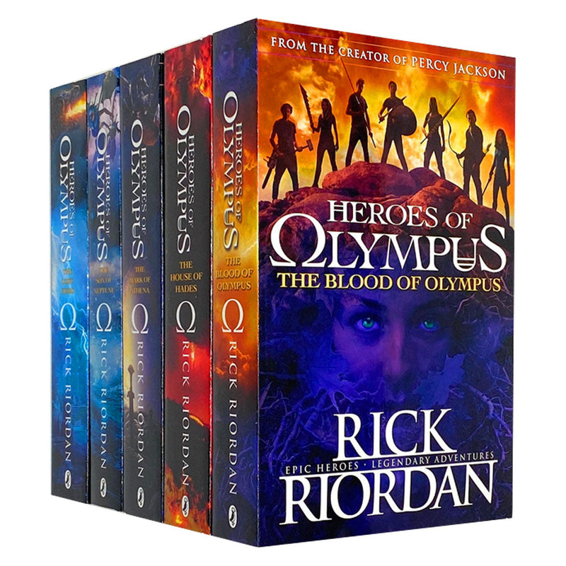 Heroes of Olympus Complete Collection 5 Books Box Set Pack