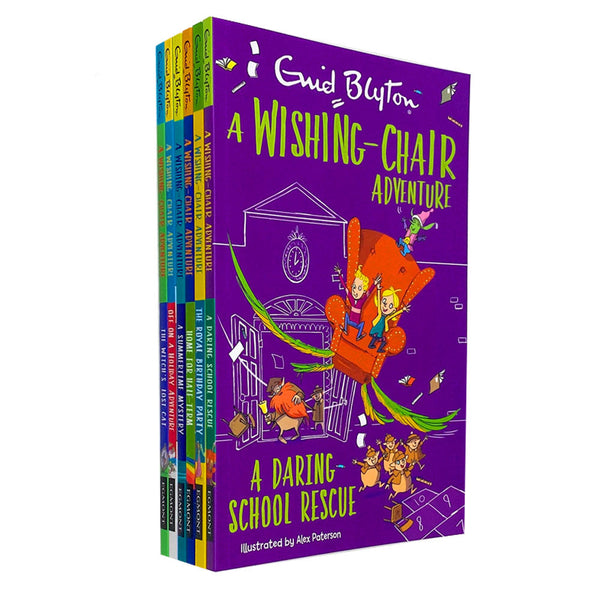 A Wishing Chair Adventure By Enid Blyton 6 Books, A Daring School Rescue, The Royal Birthday Party...