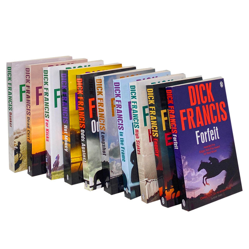 Dick Francis 10 Book Set Collection, High Stakes, Enquiry...