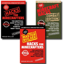 Unofficial Minecrafters Guide 3 Books Set Collection Hacks Combat Master Buider