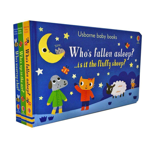 Usborne Baby Books Collection 3 Board Books Set Pack Who Fallen Asleep