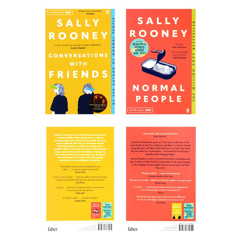 Sally Rooney Normal People and Conversations with Friends 2 Books Set Collection