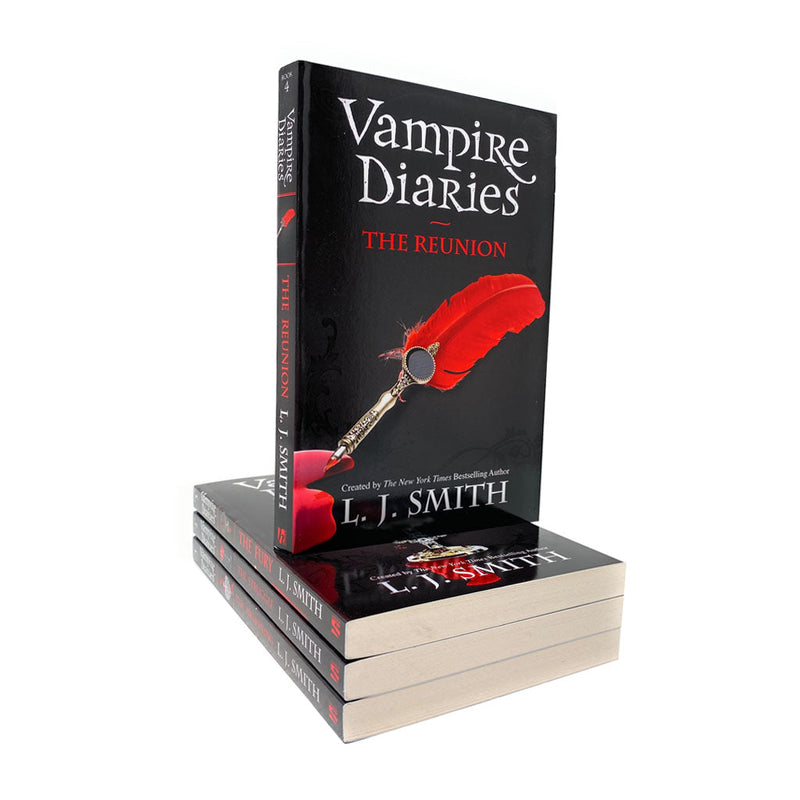 Vampire Diaries 4 Books The Awakening Collection Box Set ( Vol 1 to 4 ) by L. J Smith