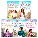 The Victoria Crescent Sagas 1-5 Books Collection Set By June Francis (Step by Step, A Dream to Share, When the Clouds Go Rolling By, Tilly's Story, Sunshine and Showers)