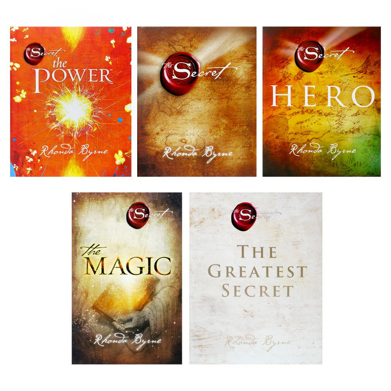 Rhonda Byrne The Secret Series 5 Books Collection Set (Hero, The Power, The Secret, The Magic [Paperback], The Greatest Secret)