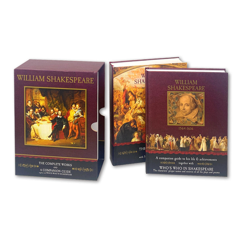 William Shakespeare The Complete Works and A Companion Guide 2 Books Box Set