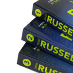 Photo of Leigh Russell 3 Book Set Collection Spines on a White Background
