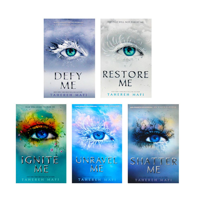 Tahereh Mafi Shatter Me Series 5 Book Set Collection Shatter, Restore