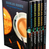 Hitchhikers Guide to the Galaxy Trilogy Collection 5 Books Set Douglas Adam