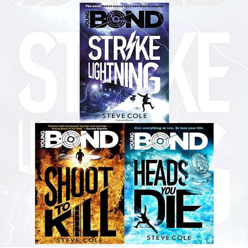 Young Bond Series Steve Cole 3 Books Set Collection