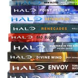 Halo Collection 10 Books Set (Hunters in the Dark, Last Light, New Blood, Envoy, Retribution, Smoke and Shadow, Bad Blood, Renegades, Point of Light & Divine Wind)
