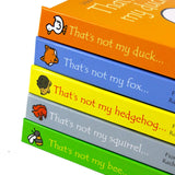 That's Not My Wildlife 5 Book Board Book Set by Fiona Watt, Duck, Fox, Hedgehog, Squirrel, Bee, Fun Interactive Early Learning for Babies and Toddlers