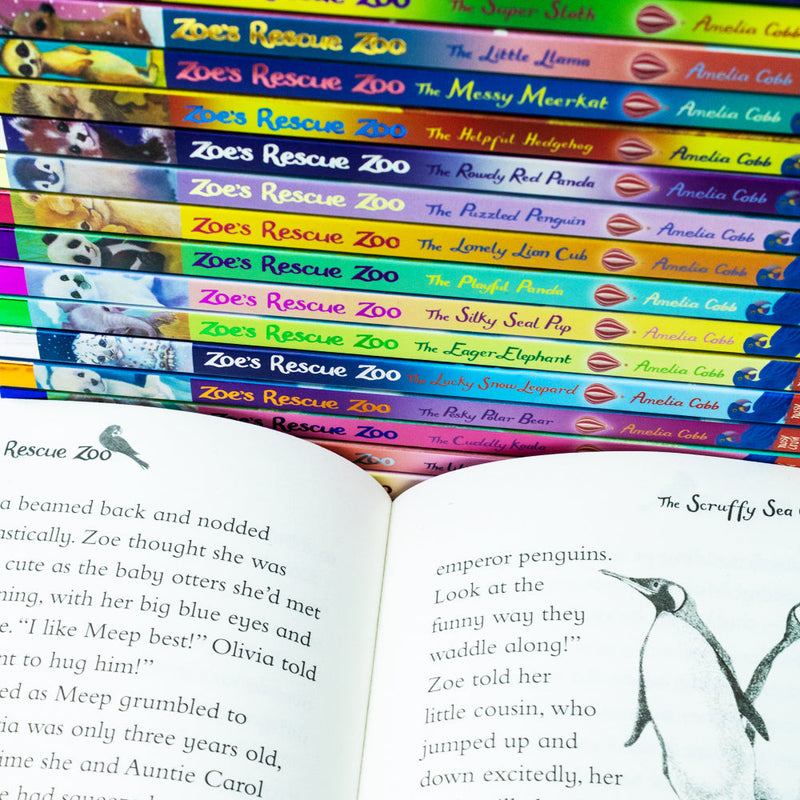 Zoe's Rescue Zoo Collection 20 Book Set Collection By Amelia Cobb