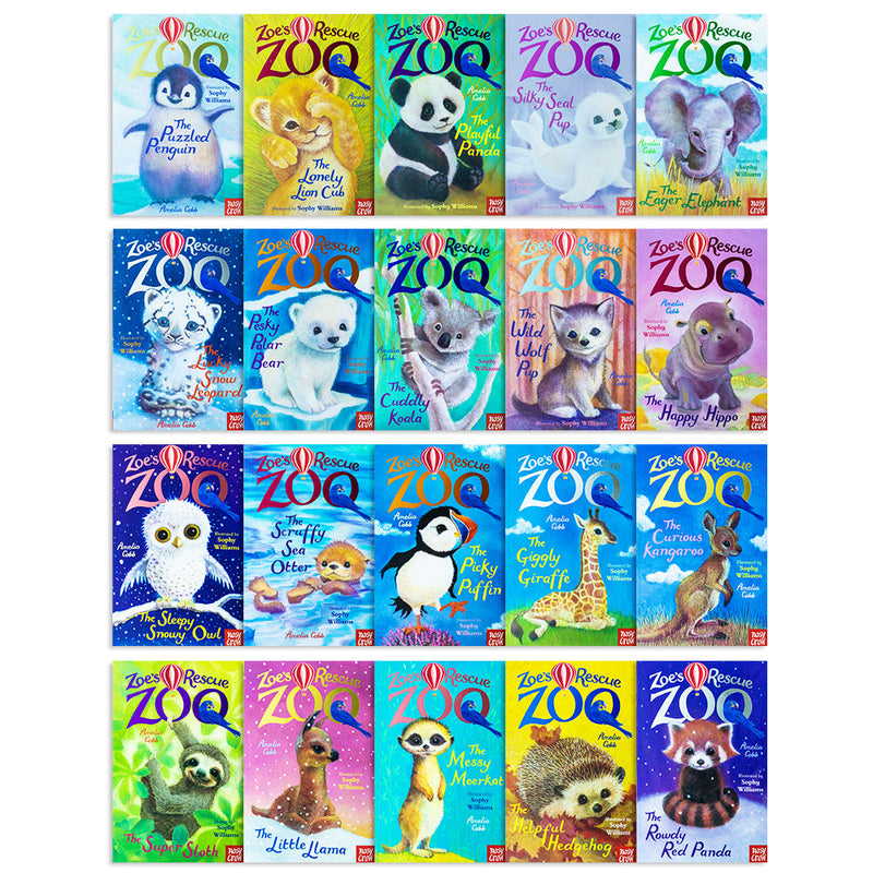 Zoe's Rescue Zoo Collection 20 Book Set Collection By Amelia Cobb