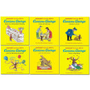 Curious George 6 Classic Collection Book Set By Margret Rey