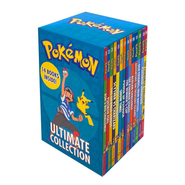 Pokemon Adventures Ultimate Collection Series Books 1 -14 Set Show Time, Pokemon