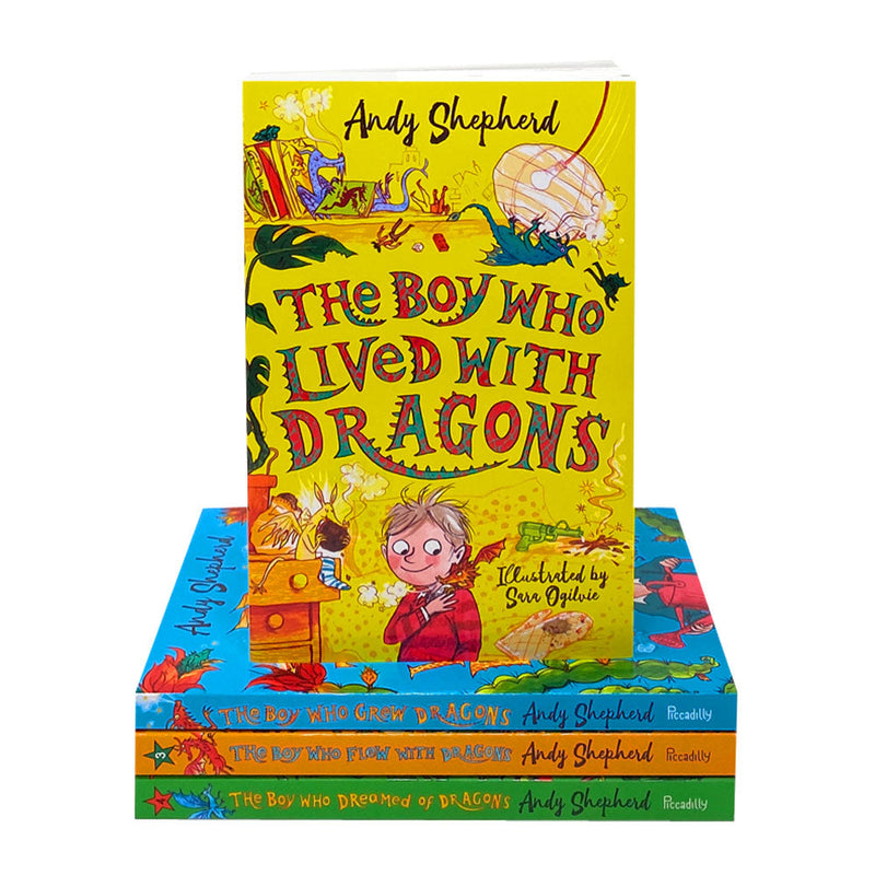 Boy Who Grew Dragons Series 4 Books Collection Set by Andy Shepherd