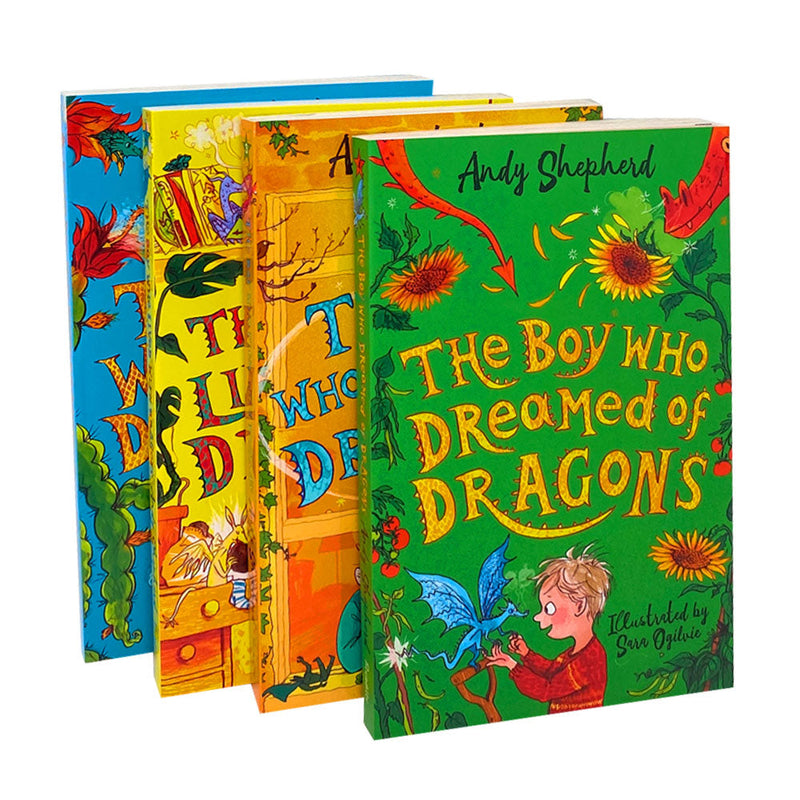 Boy Who Grew Dragons Series 4 Books Collection Set by Andy Shepherd