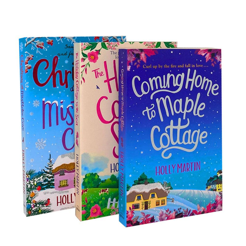 Holly Martin 3 Books Collection Set The Holiday Cottage,Christmas at Mistletoe