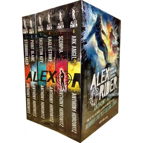 Alex Rider Collection 6 Book Set Pack Anthony Horowitz Young Spy Children Novel