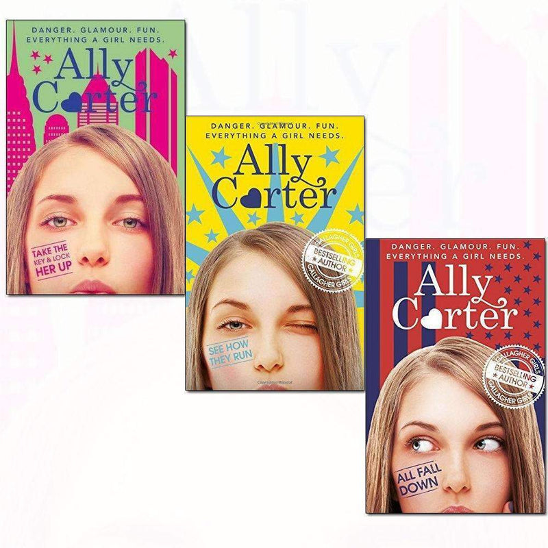 Ally Carter Embassy Row Series 3 Books Set Collection- Take The Key And Lock Her