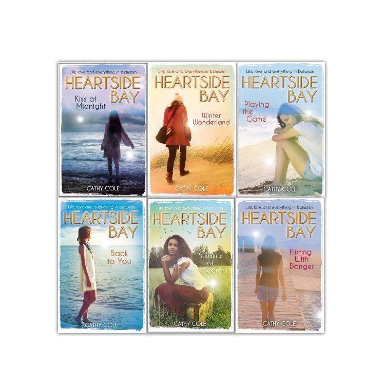 Cathy Cole Heartside Bay 6 Book Set Collection Inc Summer Of Secrets, Kiss at Midnight