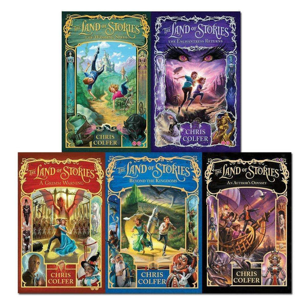 Chris Colfer The Land of Stories 5 Books Set Collection Hardcover