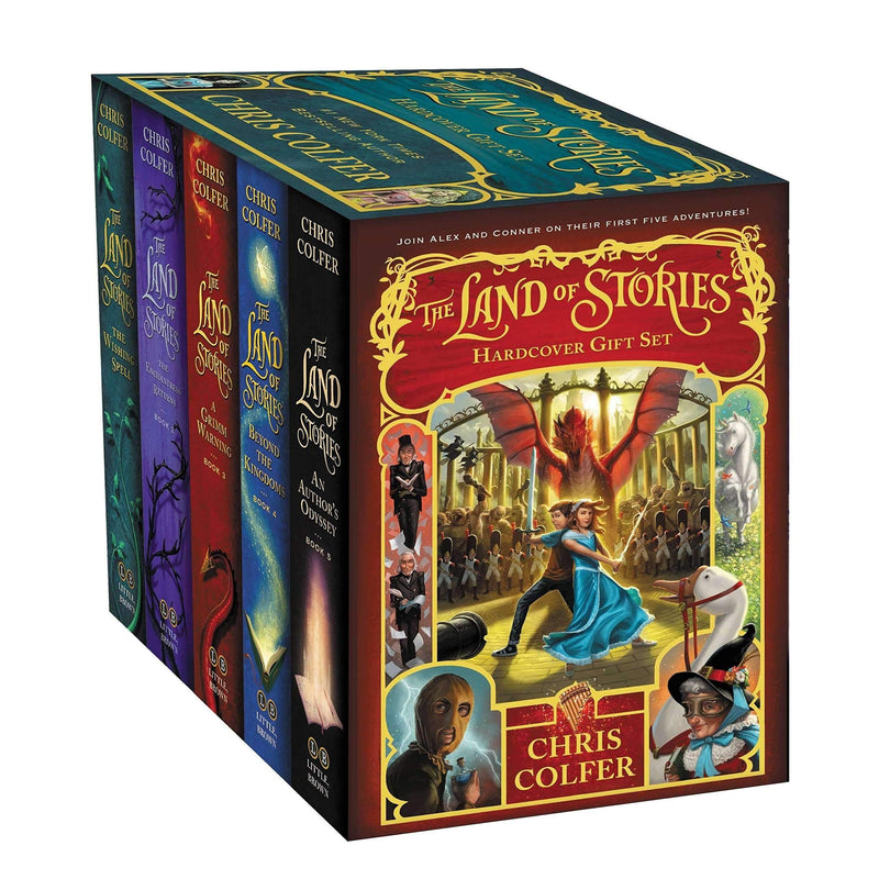 Chris Colfer The Land of Stories 5 Books Set Collection Hardcover