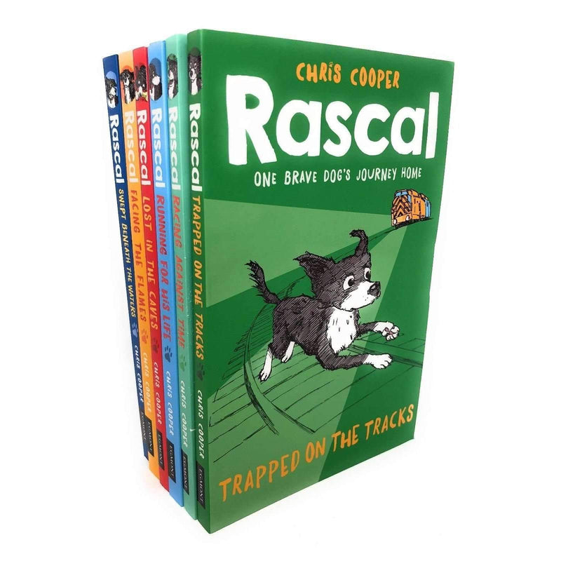 Chris Cooper Rascal One Brave Dog's Journey Home 6 Books Set Collection