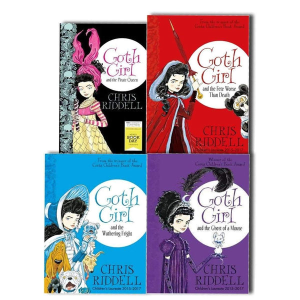 Chris Riddells Goth Girl 4 Books Set Collection, And The Pirate Queen