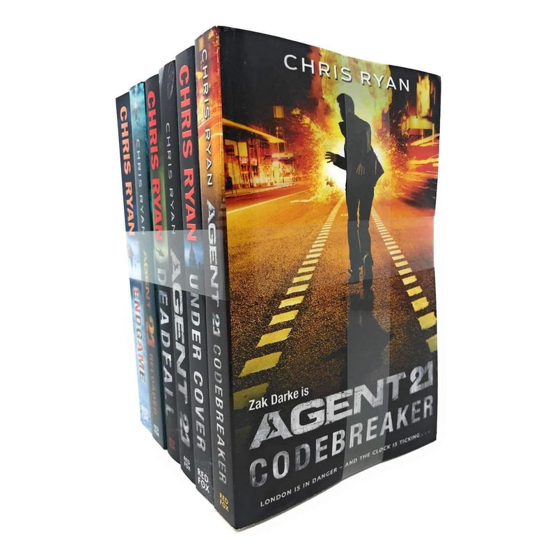 Chris Ryan Collection 6 Books Set, Agent 21 Codebreaker, Under Cover, Deadfall