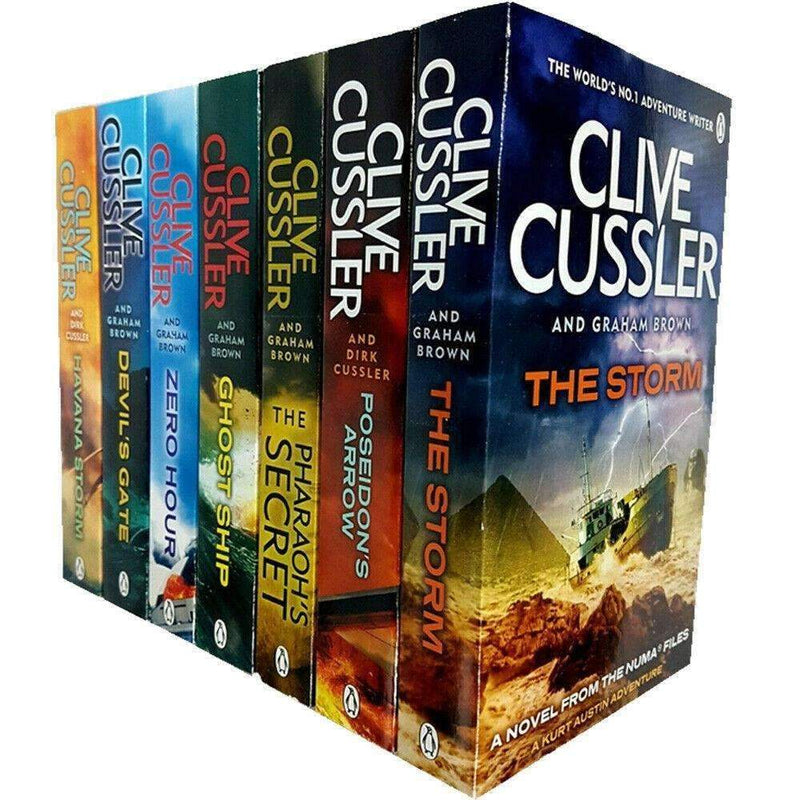 Clive Cussler Collection 7 Books Set Pack