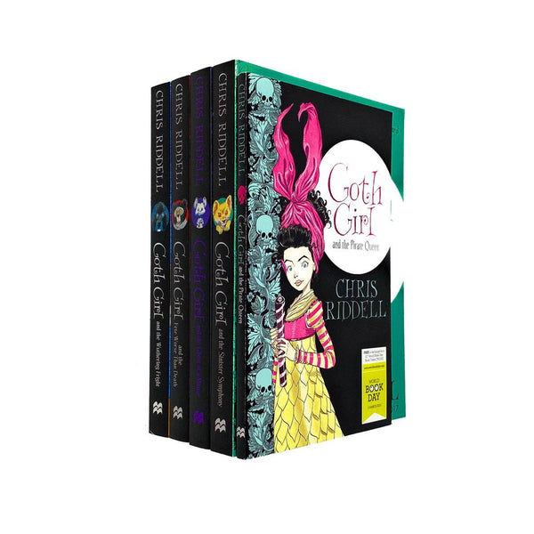 Chris Riddells Goth Girl 5 Books Set Collection And The Pirate Queen